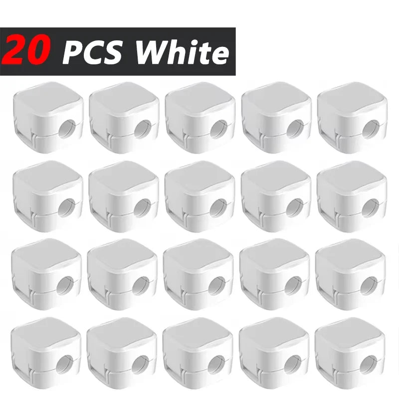 Magnetic Cable Organiser Clips (12-Pack)