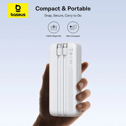 Baseus Slim Power Bank - 20,000mAh, 22.5W Fast Charge