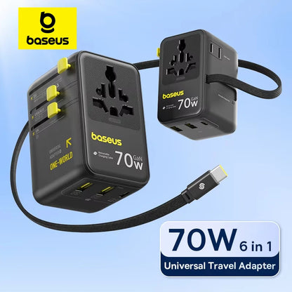 Baseus Universal Travel Adapter (70W GaN)