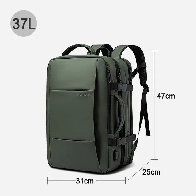 Expandable Men's Waterproof Backpack