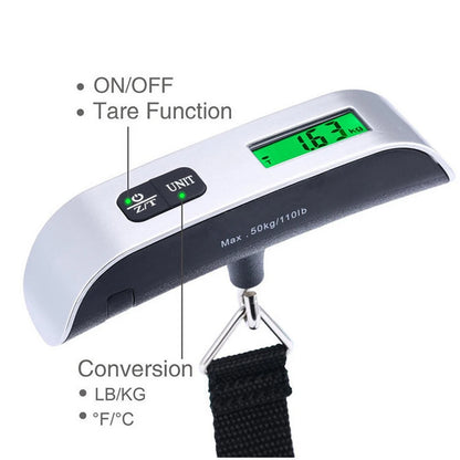 Digital LCD Luggage Weighing Tool