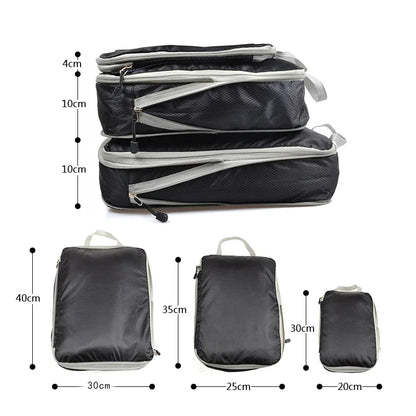 Compression Packing Cubes - Travel Organiser Set