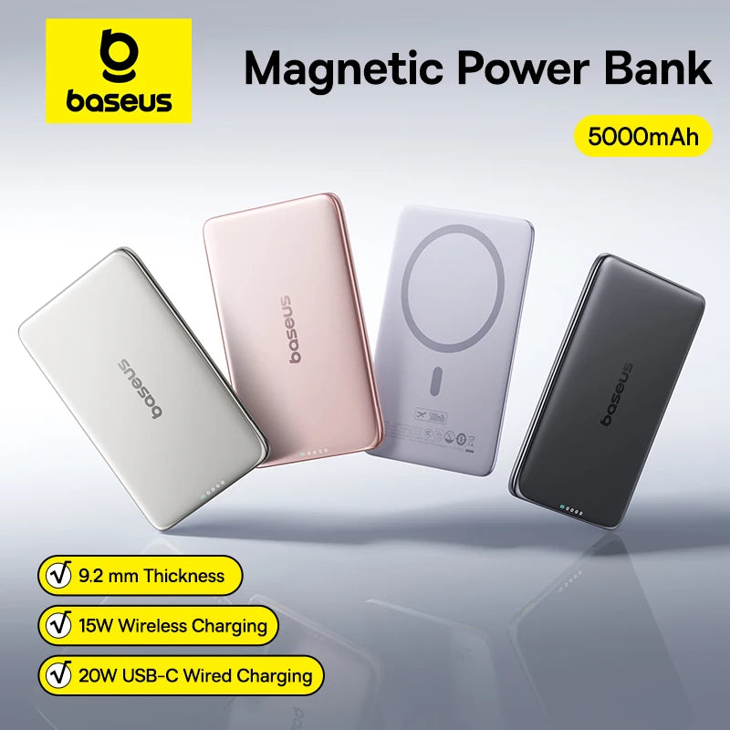 Baseus MagSafe Magnetic Power Bank (5,000mAh)