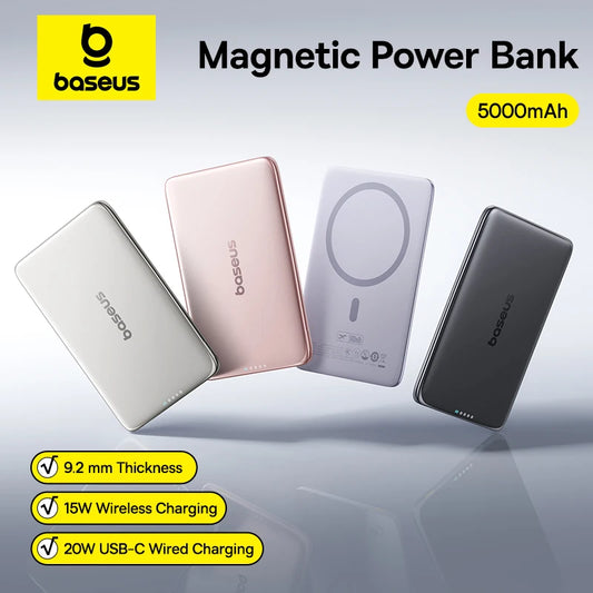 Baseus MagSafe Magnetic Power Bank (5,000mAh)