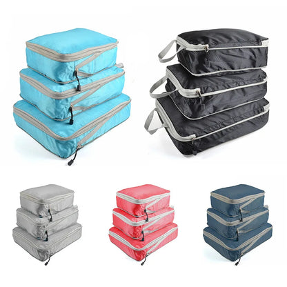 Compression Packing Cubes - Travel Organiser Set