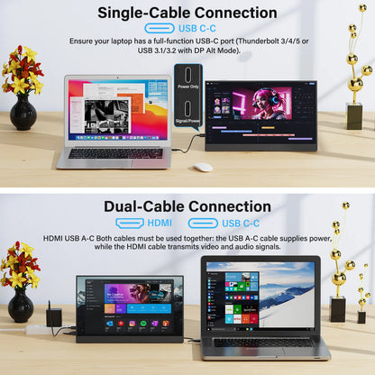 Portable 15.6" Monitor - Laptop Second Screen (1080p)