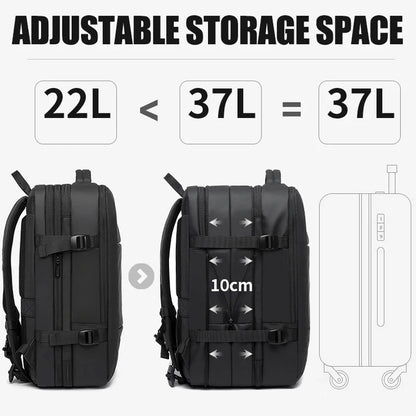 Expandable Men's Waterproof Backpack