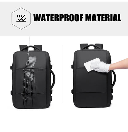 Expandable Men's Waterproof Backpack