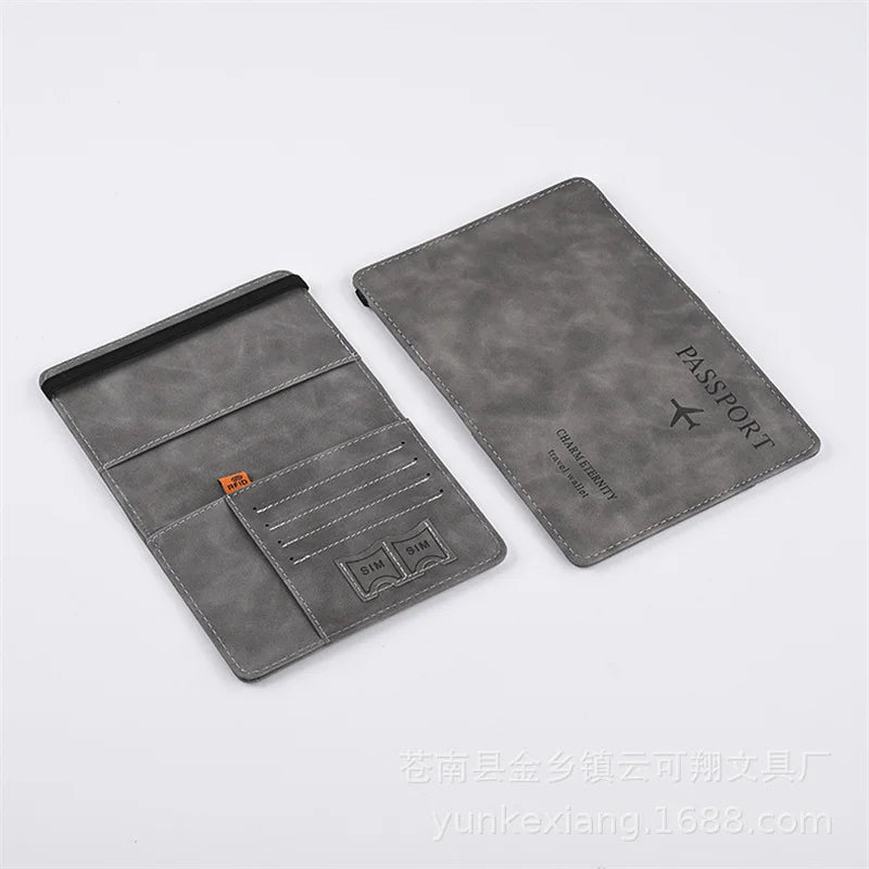 RFID-Blocking Passport Holder & Travel Wallet