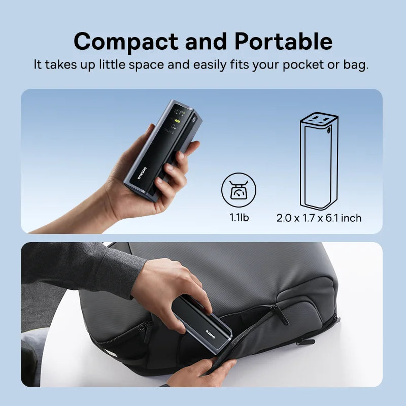 Baseus 145W Fast-Charging Power Bank (20,800mAh)