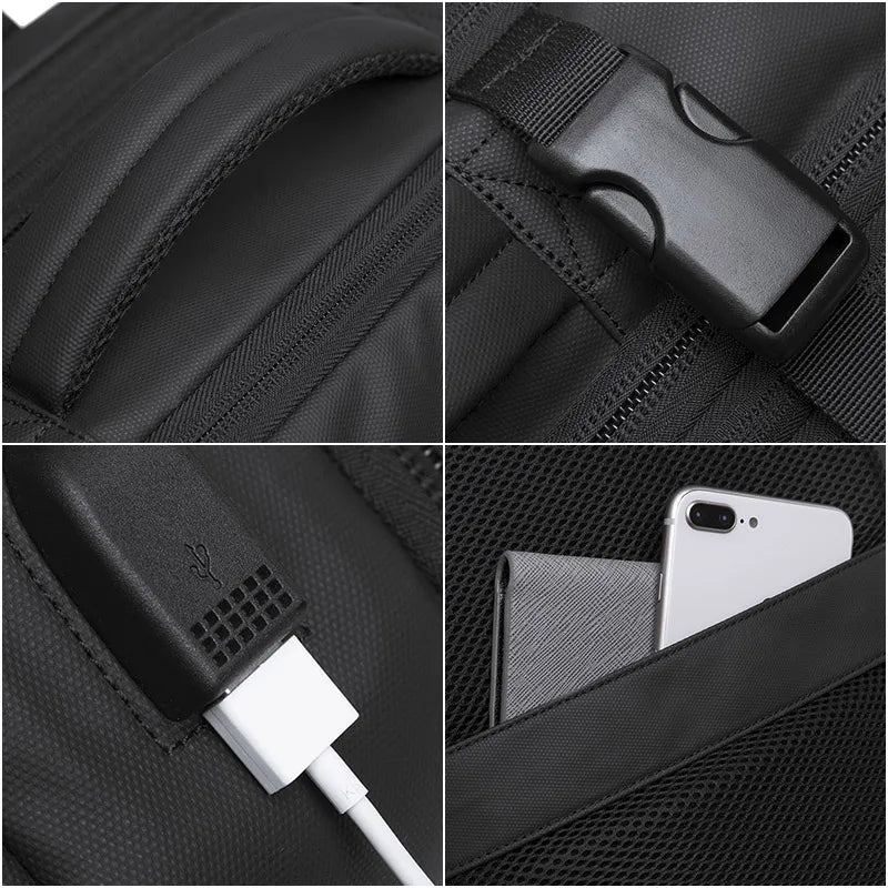 Expandable Men's Waterproof Backpack
