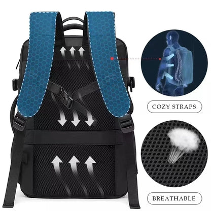 Expandable Men's Waterproof Backpack