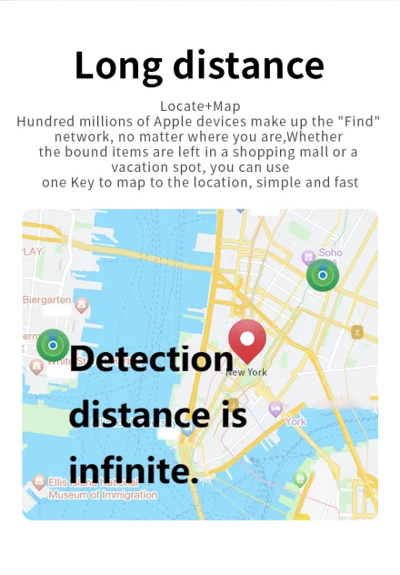 Bluetooth Item Tracker for iPhone (Works with Apple Find My)