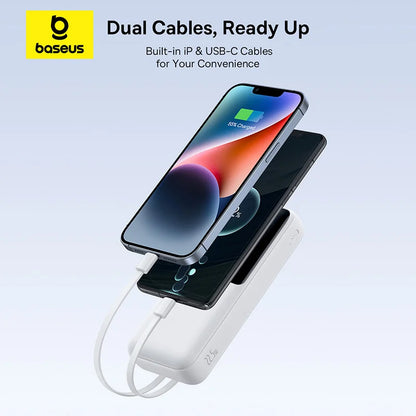 Baseus Slim Power Bank - 20,000mAh, 22.5W Fast Charge