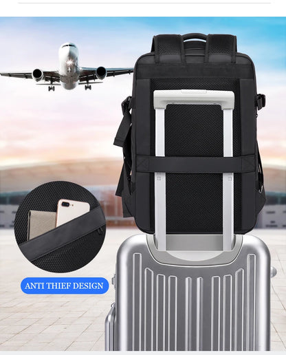 Expandable Men's Waterproof Backpack